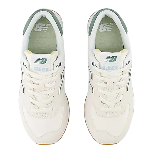 New Balance Ladies Trainers - WL574CGR - Beige/Green