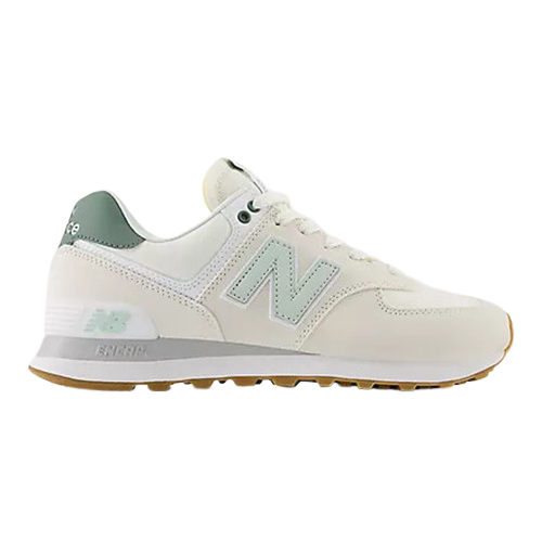 New Balance Ladies Trainers WL574CGR Beige/Green