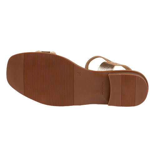 Oh! My Sandals Flat Sandals - 5871 - Gold