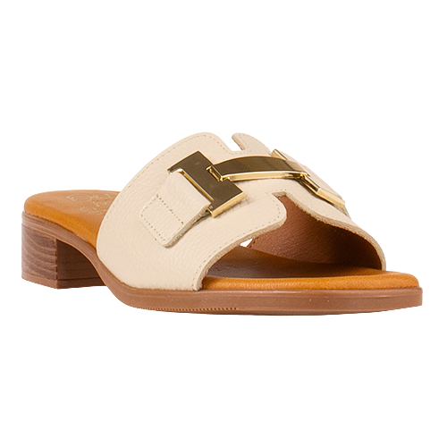 Oh! My Sandals Flat Sandals - 5890 - Cream