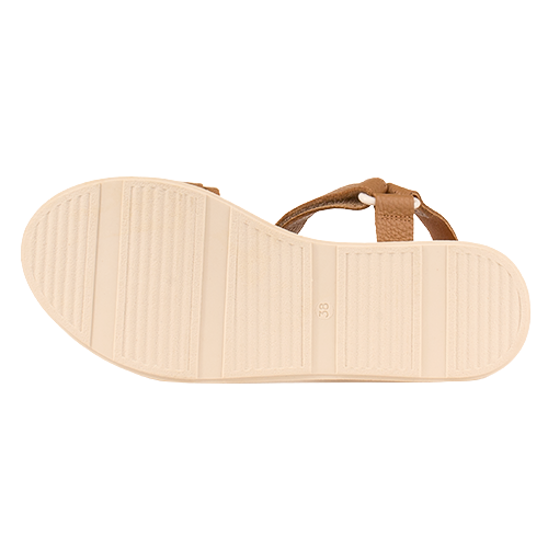 Oh! My Sandals Wedge Sandals - 5961 - Taupe