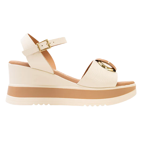Oh! My Sandals Ladies Sandals - 5974 - Cream