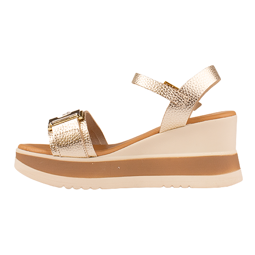 Oh! My Sandals Wedge Sandals - 5981 - Gold