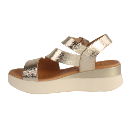 Oh! My Sandals -Platform Sandals - 5417 - Gold