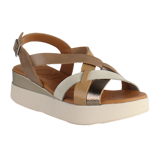 Oh! My Sandals- Platform Sandals - 5418 - Taupe