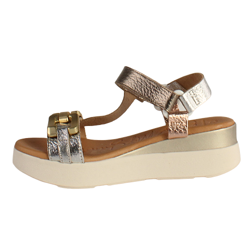 Oh! My Sandals- Platform Sandals - 5420 - Metallic Multi
