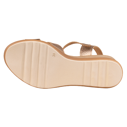Oh! My Sandals Wedge Sandals - 5746 - Gold