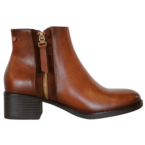 Ladies tan ankle boots online