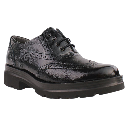 Pitillos Ladies Brogues - 10098 - Black Patent