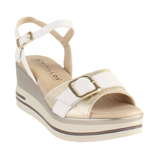 Pitillos Wedge Sandals - 2852 - Gold