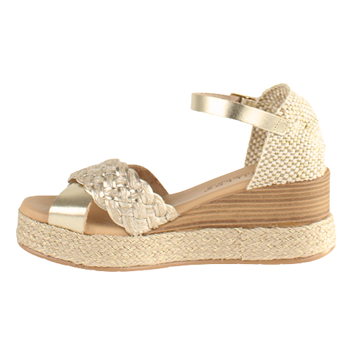 Pitillos Ladies Wedge Sandals - 5522 - Gold