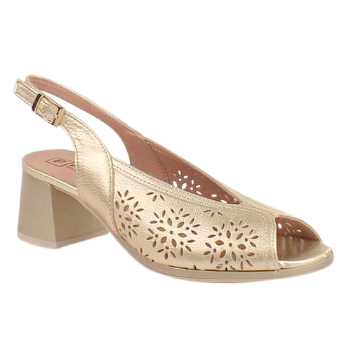 Pitillos Sling-Back Heels - 10532 - Gold