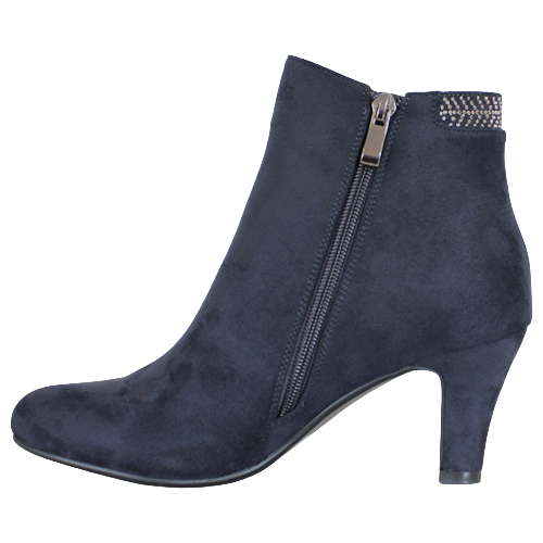 Redz Dressy Ankle Boots - D2659 - Navy