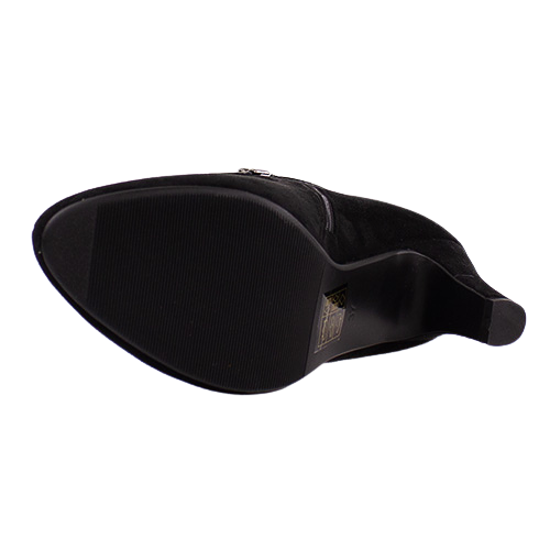 Redz Ladies Ankle Boots - D6032 - Black Suede