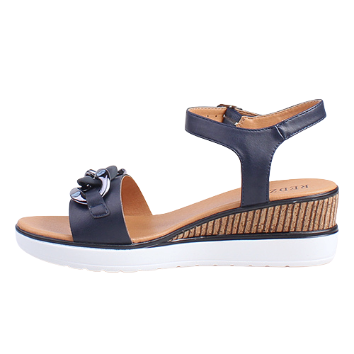 Redz Wedge Sandals - 5C800-L233 - Navy