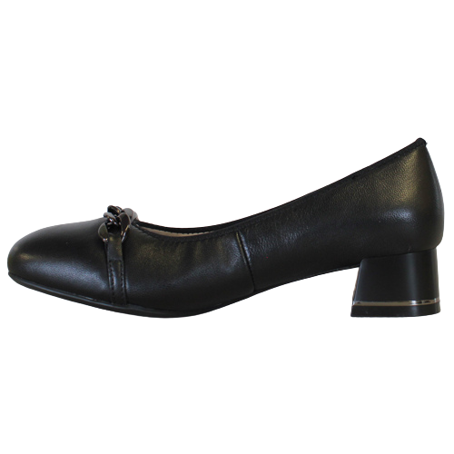 Rieker Block Heeled Pumps - 45069-00 - Black