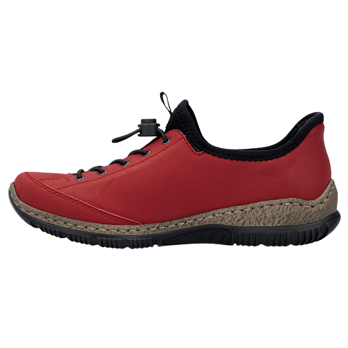 Rieker Ladies Casual Shoes - N3267-33 - Red