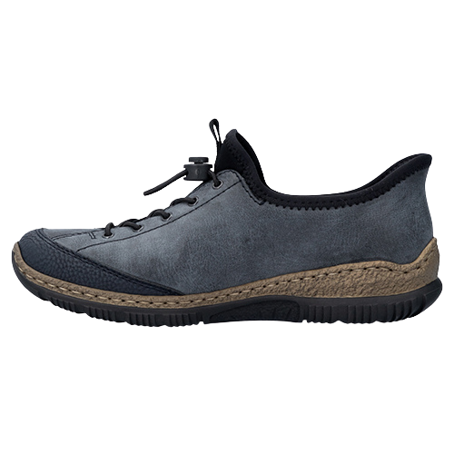 Rieker Ladies Casual Shoes - N3267-14 - Navy