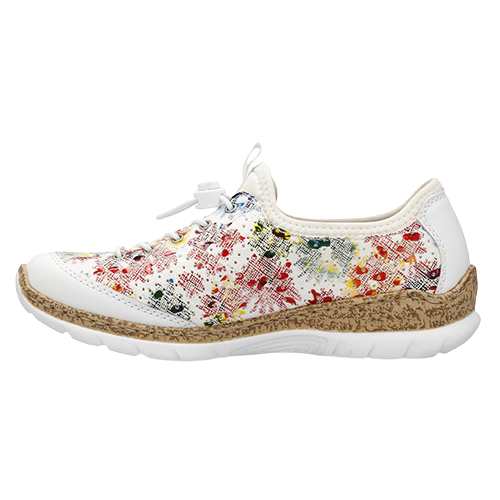 Rieker Ladies Trainers - N42V1-91 - White/Multi