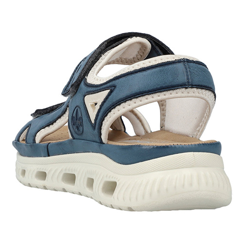 Rieker Ladies Trek Sandals - 64066-14 - Navy Denim