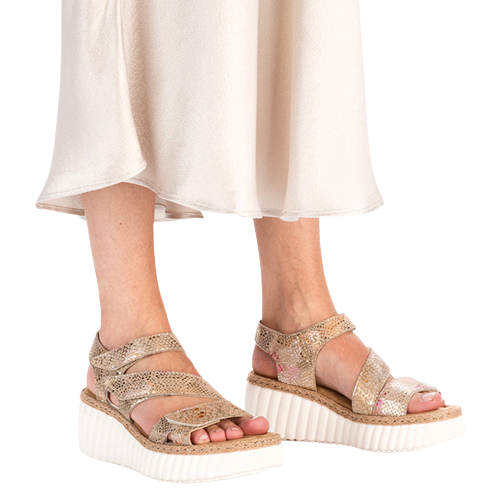 Rieker Wedge Sandals - 69157-90 - Multi