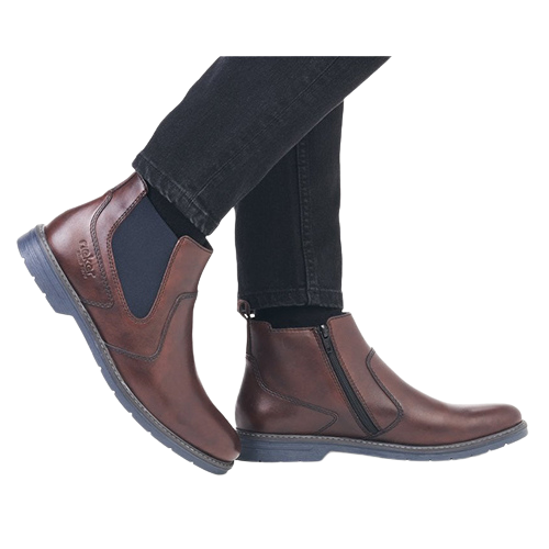 Rieker Mens Ankle Boot- 13092-25-Brown