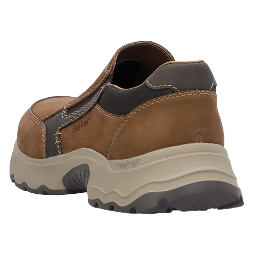 Rieker Mens Slip On Shoes - 11451-24 - Brown