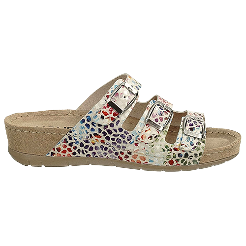 Rohde Ladies Mules - 5851 - Beige Multi