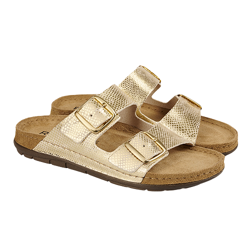 Rohde Ladies Mules - 5872 - Gold
