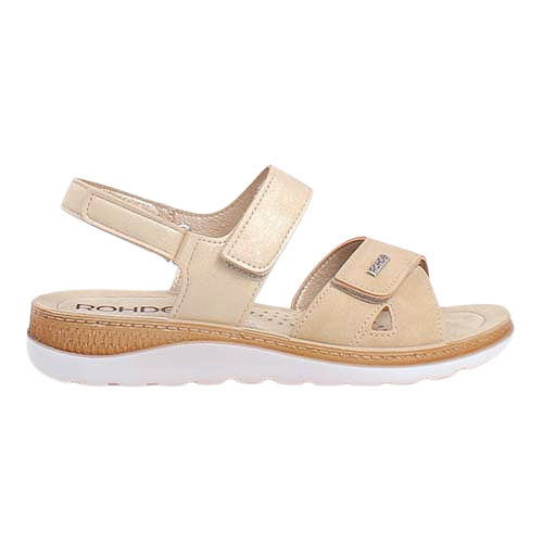Rohde Ladies Sandals 1307 Natural – Greenes Shoes - Main Image
