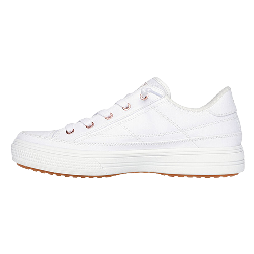 Skecher Ladies Arch Fit Canvas Trainers - 177190 - White