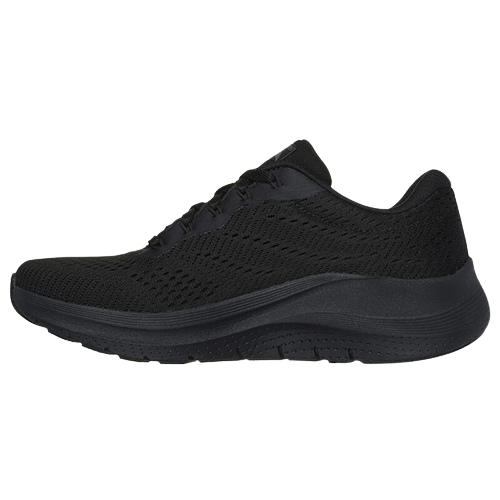 Skechers Ladies Arch Fit Trainers - 150051 - Black / Black
