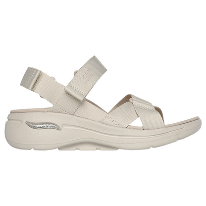 Skechers Ladies Go Walk Arch Fit Sandals - 140808 - Natural