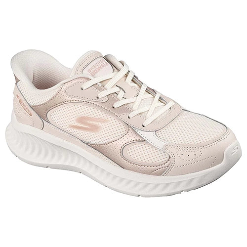Skechers Ladies Slip-In Trainers - 125662 - Rose Gold
