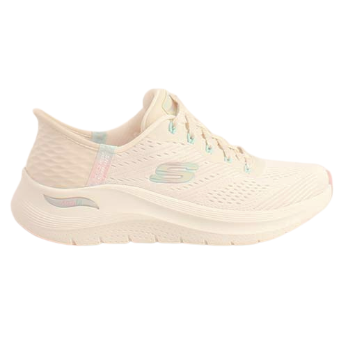 Skechers Ladies Slip In Trainers - 150066 - Beige