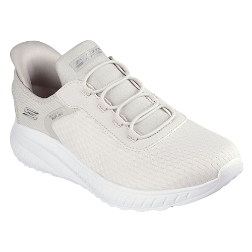 Skechers Ladies Slip On Trainers - 117504 Slip Ins - Off White