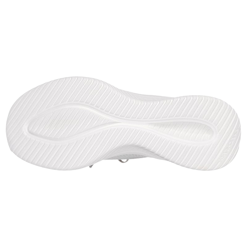 Skechers Ladies Ultra Flex Slip In Trainers - 150457 - Light Grey