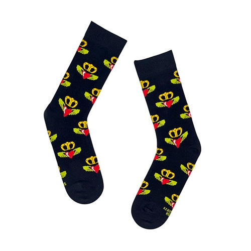 Socksciety Socks - Claddagh Ring - Black