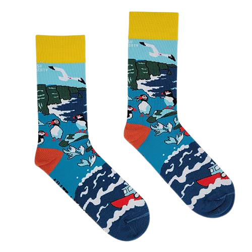 Socksciety Socks - Cliffs of Moher - Multi