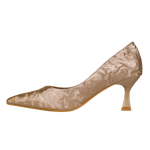 Sorento Dressy Court Heels - Chalet View - Gold