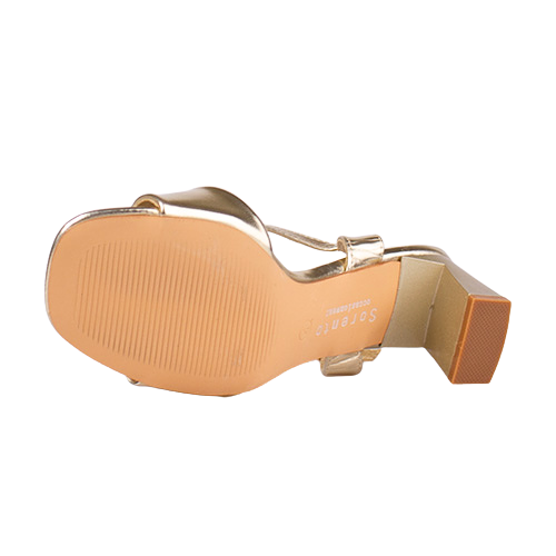 Sorento Dressy Heeled Sandals - Sawyer - Gold