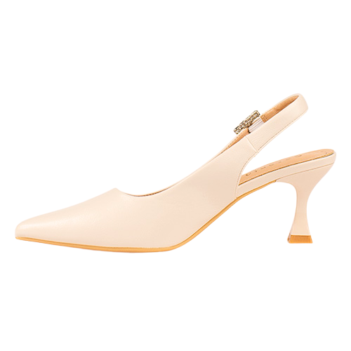 Sorento Slingback Heels - Arniston - Nude