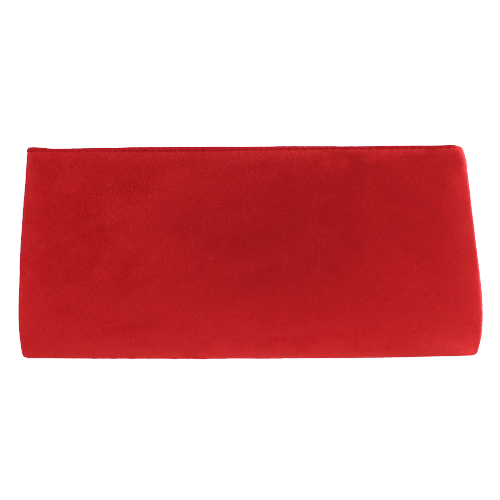Sorento Ladies Clutch Bag - Mulroy Woods - Red Suede