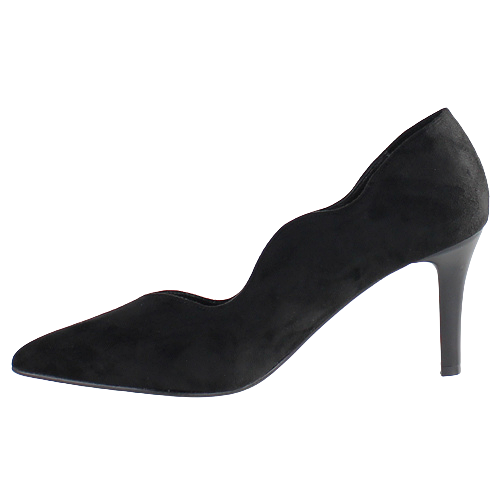 Sorento Dressy Heeled Pumps - Mulroy Woods - Black Suede