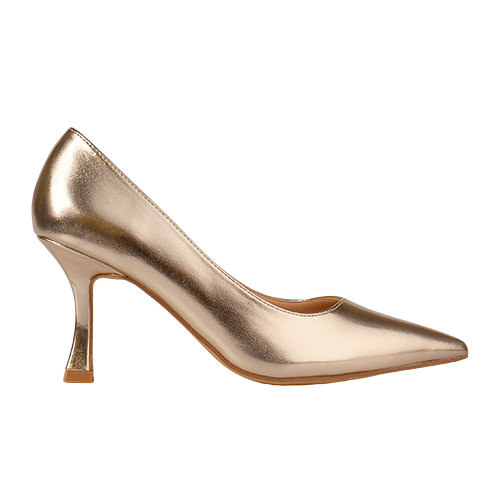 Sorento Ladies Dressy Court Shoe - Drumore - Gold