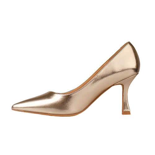 Sorento Ladies Dressy Court Shoe - Drumore - Gold