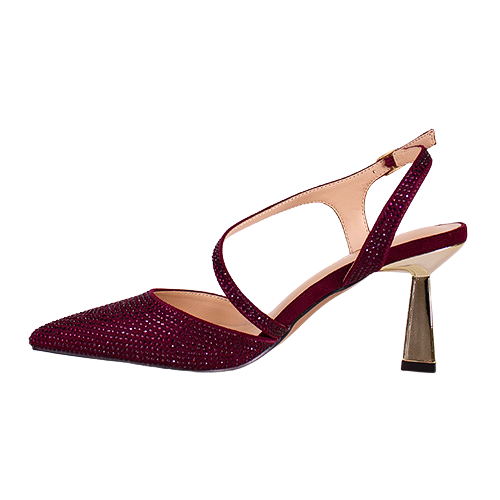 Sorento Ladies Slingback Heels - Darver - Rose