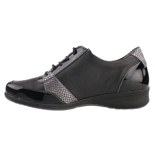 Suave Walking Shoes - Lacey - Black
