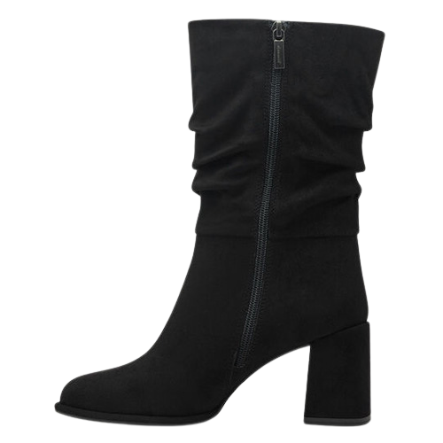 Tamaris Block Heeled Mid Boots - 25020-43 - Black