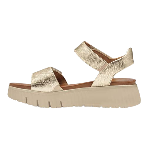 Tamaris Comfort Ladies Platform Sandals - 88720-44 - Gold